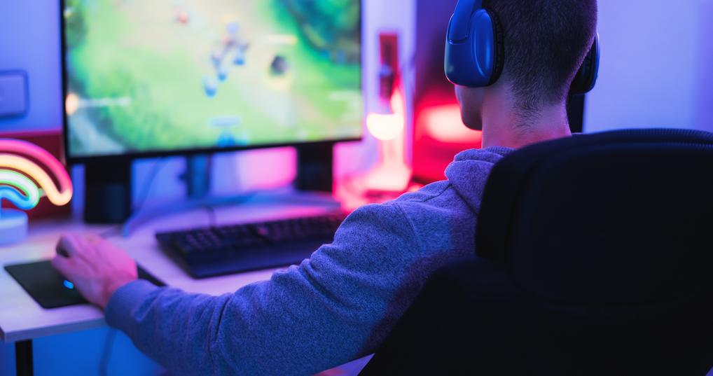 A person streaming on Twitch