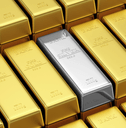 Gold and silver bars