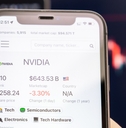 NVIDIA logo of stock price