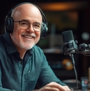 Dave ramsey in a podcast studio