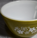 green pyrex bowl