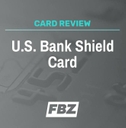 Grey background with text that reads U.S. Bank Shield Card