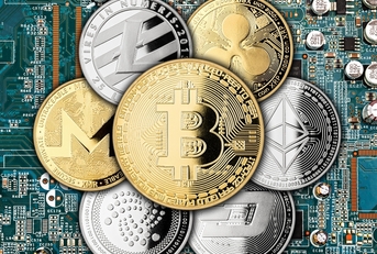 Various cryptocurrency coins