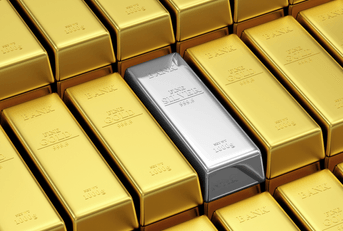 Gold and silver bars