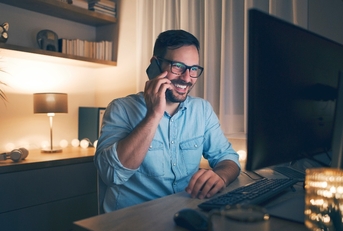 working remotely from home