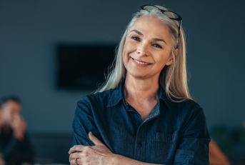 confident senior business woman