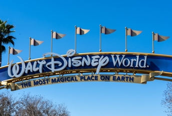 entrance gate of disney world florida