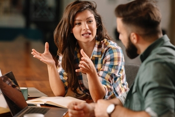 colleagues in office