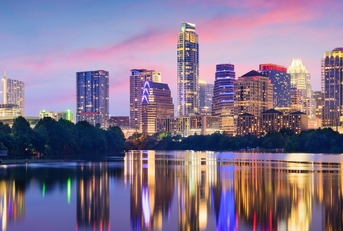 Austin Texas USA downtown skyline