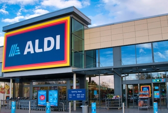 german store aldi in wirral uk 