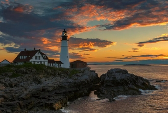 portland lighthouse in maine