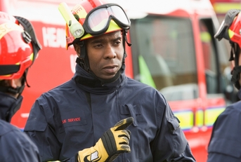  Firefighter giving instructions 