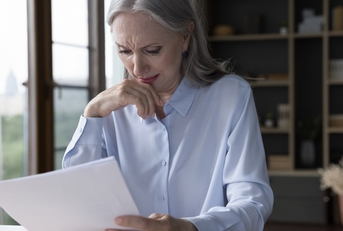 receiving bad shocking news about loss