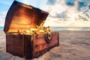 A treasure chest