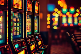 casino slot machines late at night