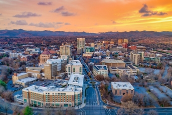 asheville north carolina skyline