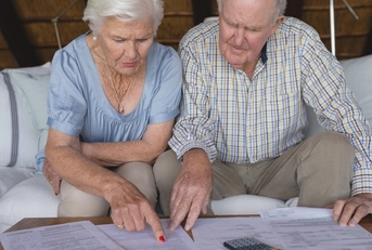 medical bills in living room