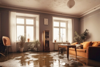 flooded apartment