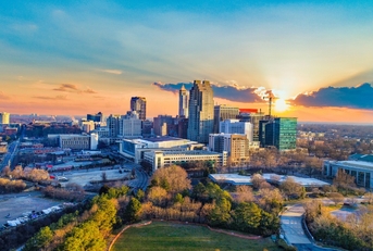 downtown raleigh north carolina skyline