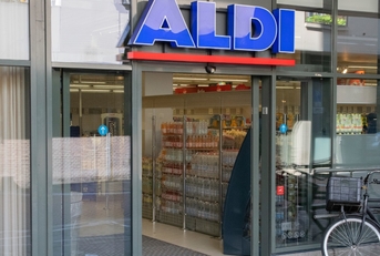 aldi supermarket at amsterdam