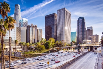 downtown los angeles california cityscape