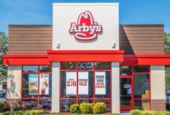 outside front of Arby's building