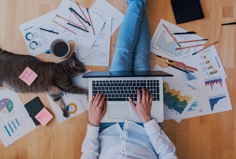 creative home work space