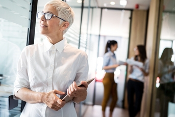 senior female career professional