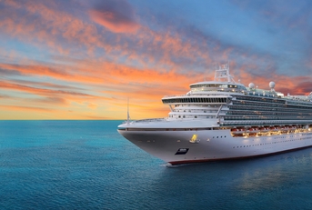 luxury cruise ship sailing