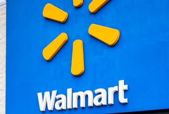 exterior view of walmart store