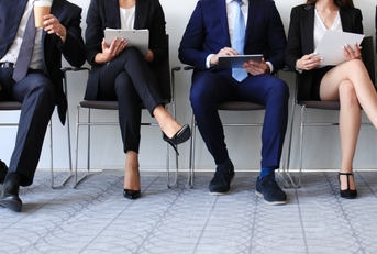 waiting for job interview