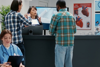 busy doctor's office