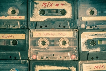 retro cassette tape