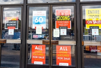 exterior of macy's store