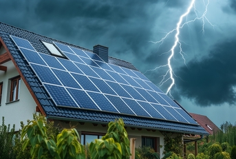 lightning strike at home