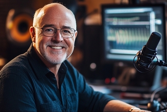 Dave Ramsey in Podcast Studio