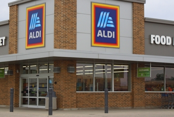 ALDI store front supermarket