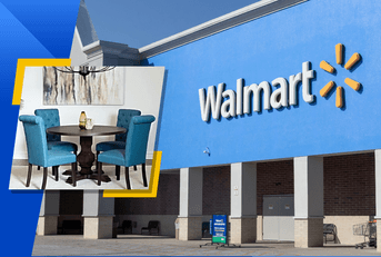 Walmart exterior and dining set