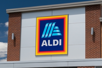 Aldi Supermarket and Trademark Logo 