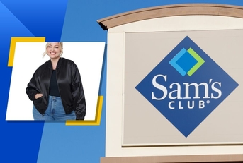 Sam's club featured product and logo