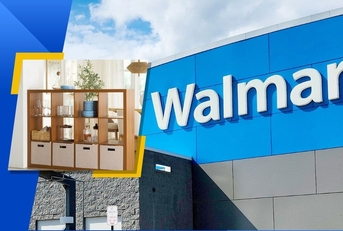 Walmart exterior and featured product