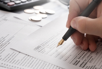 Tax return concept wits