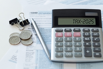 Word Tax 2025 on the calculator