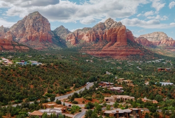  Licensed Desert and mountain range overlooking houses