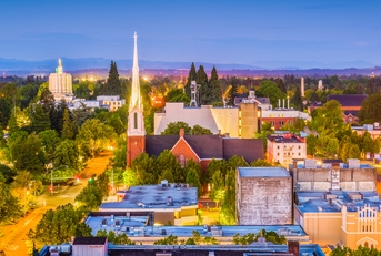 Salem, Oregon, USA Skyline