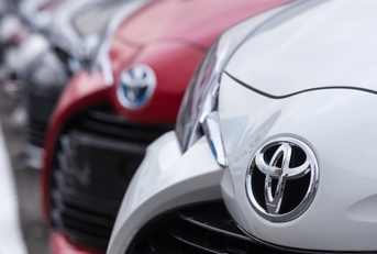 multiple multicolored toyota cars