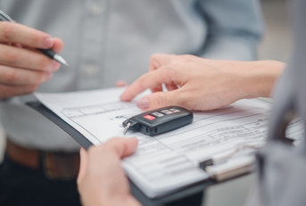 signing car insurance