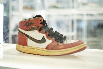 Old Nike Air Jordan sneakers