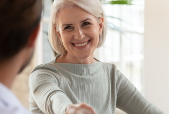 over 45 lady being hired