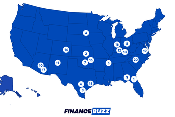 Map of the most boring cities